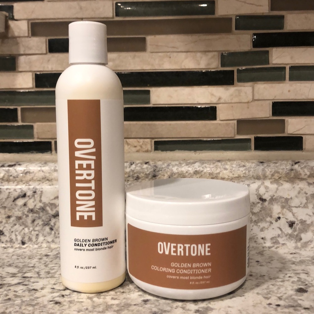 Overtone Golden Brown Healthy Color Duo